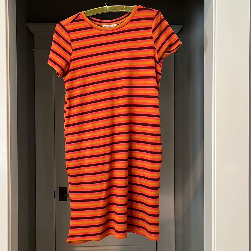 Toad&Co shirt dress size S